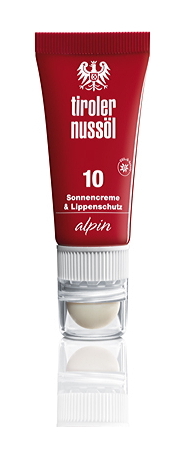 Tiroler Nussöl Alpin Sonnencreme & Lippenschutz LSF 10